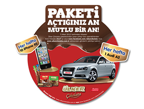 ülker çikolata satış noktası tasarım floor graphics